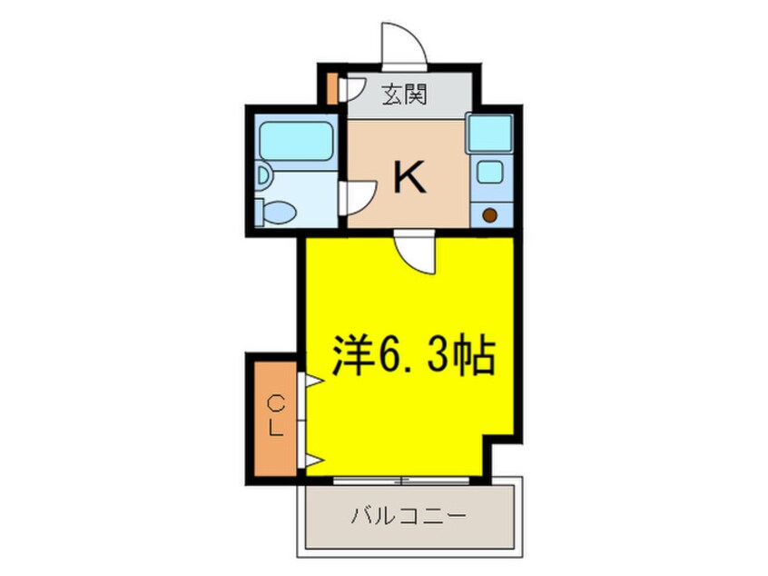 間取図 カーサデルソーレ