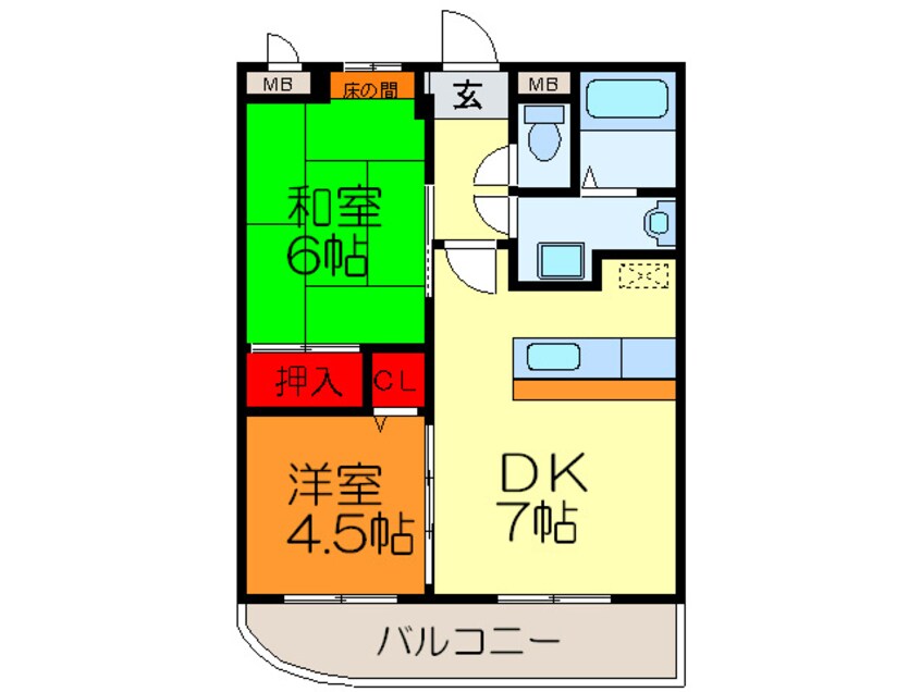 間取図 スパジオビータ