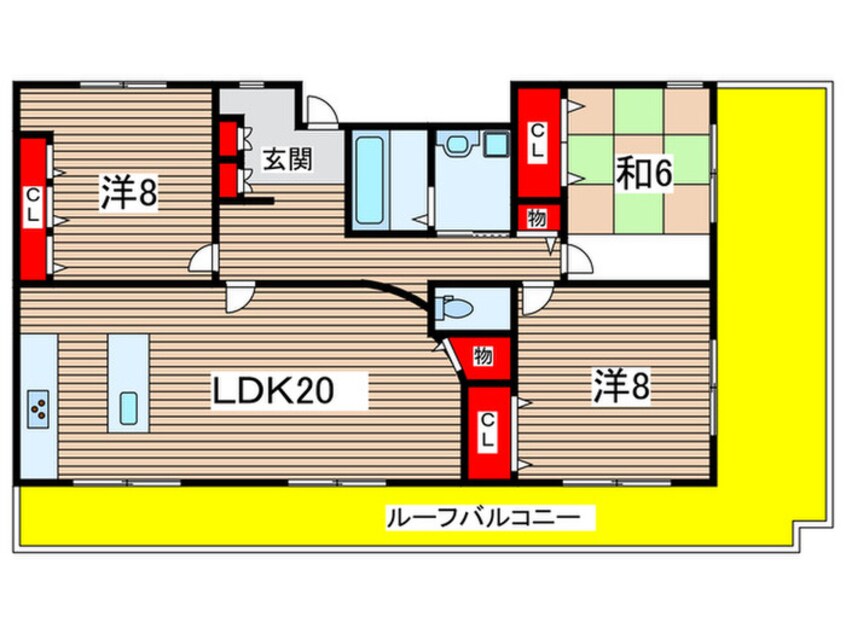 間取図 ラフィネ・セオミ