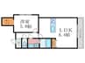 H.Sビルヂング 1LDKの間取り