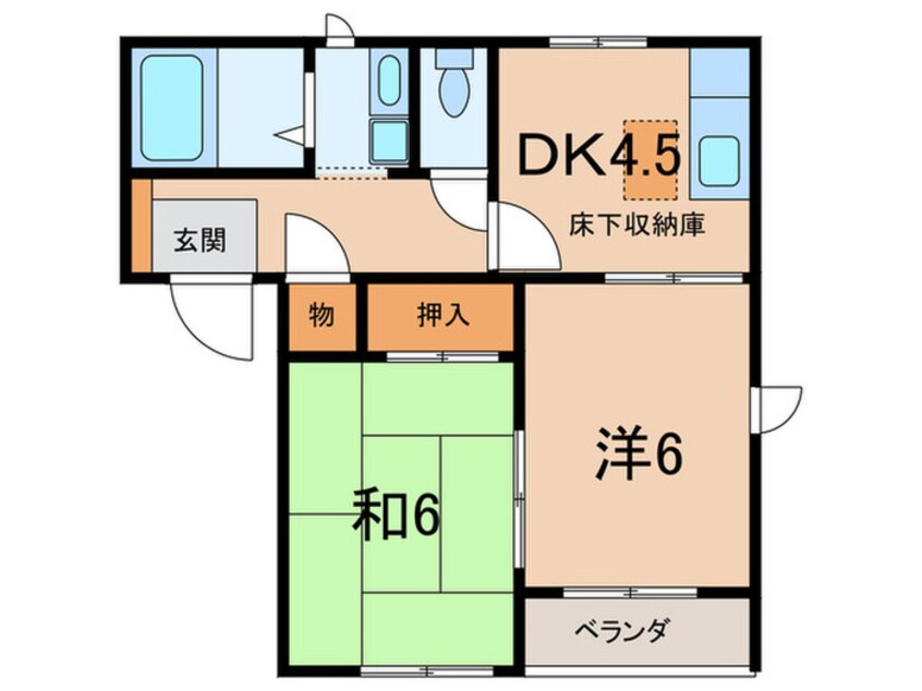 間取図 グリーンパークＢ棟