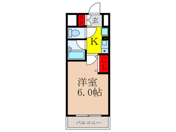 間取り図 エスリード新大阪第８(608)