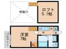 stable三条大宮 1Kの間取り