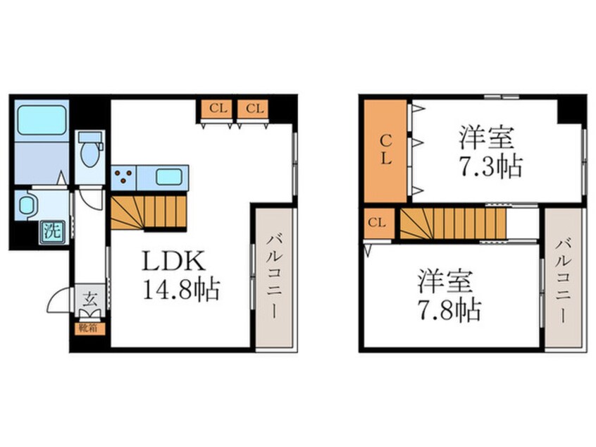 間取図 御所南　晴風苑