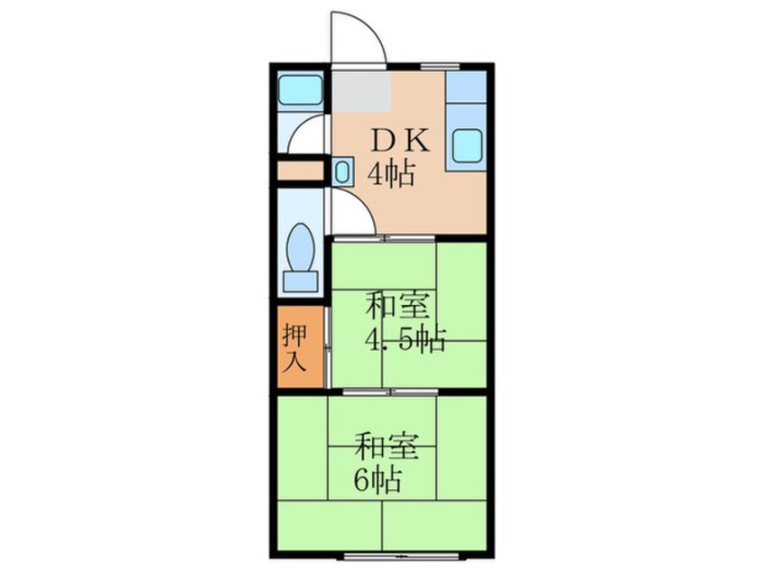 間取図 ハイツ光平