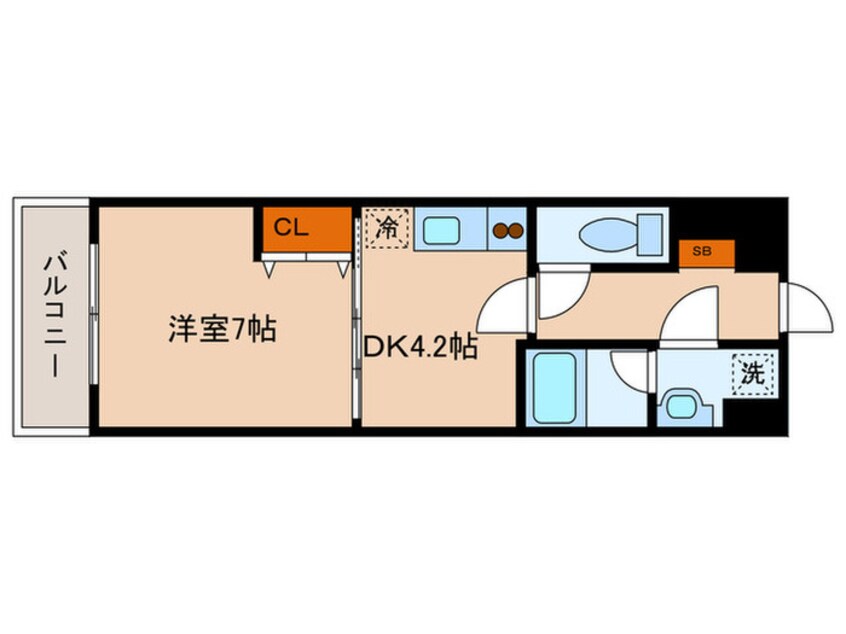 間取図 エンゼルプラザ大津長等