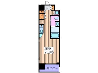 間取図 エスリ－ド御堂筋梅田（３０１）