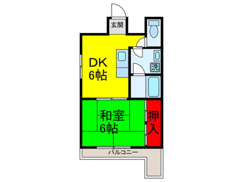 間取図 睦ハイツ