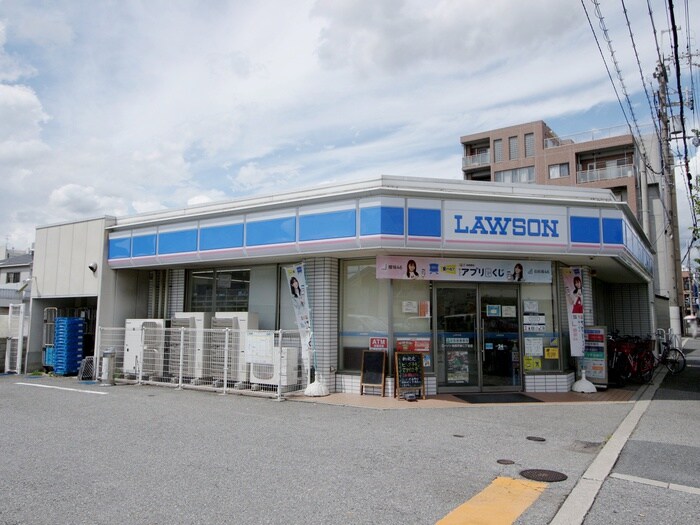 ローソン池田天神二丁目店(コンビニ)まで532m 睦ハイツ