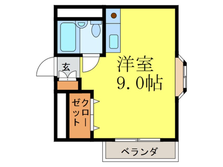 間取図 プラットホーム沢良宜