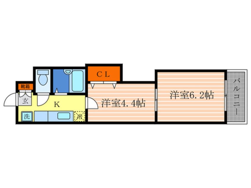 間取図 アビタ御所南