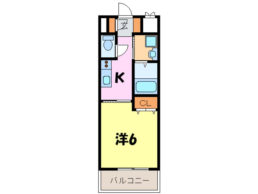 間取図 ＫＨＫコ－ト板宿