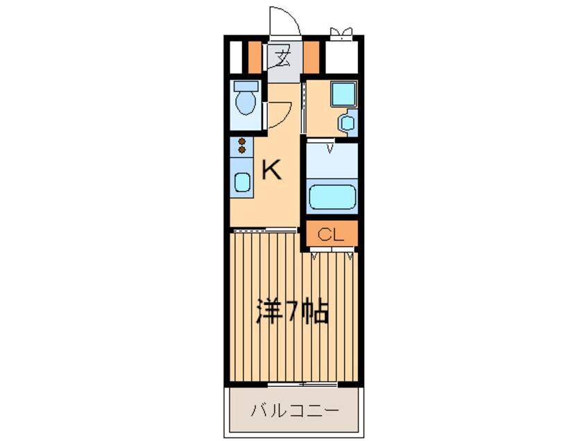 間取図 ＫＨＫコ－ト板宿