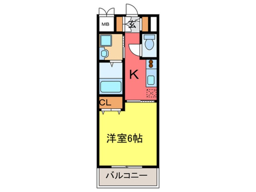 間取図 ＫＨＫコ－ト板宿