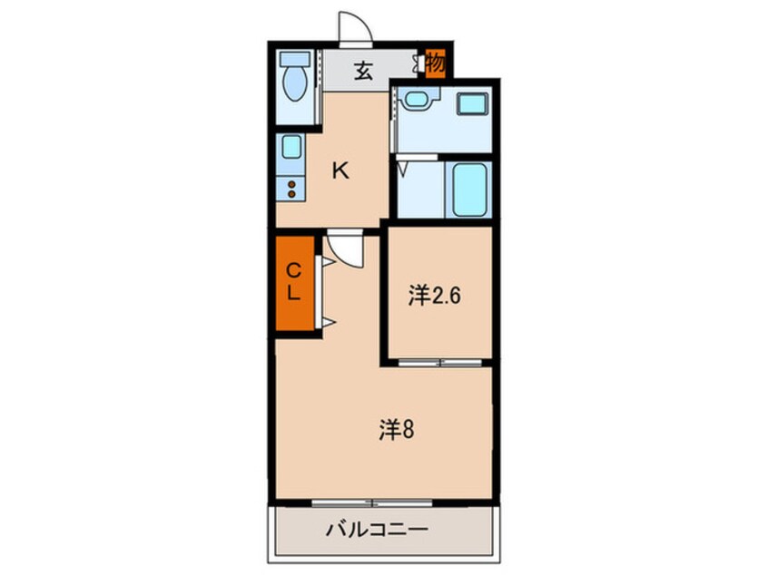 間取図 Ｖ-ルネサンス大塚町