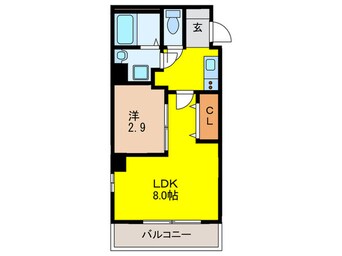 間取図 Ｖ-ルネサンス大塚町