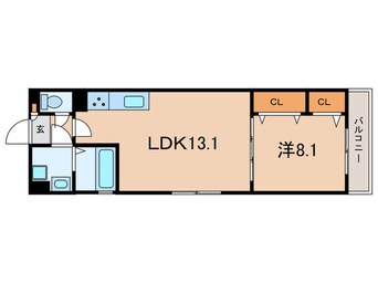 間取図 リアン名谷