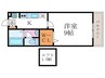 メルベ－ユ祥 1Kの間取り