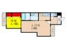フジパレス東淀川 1LDKの間取り