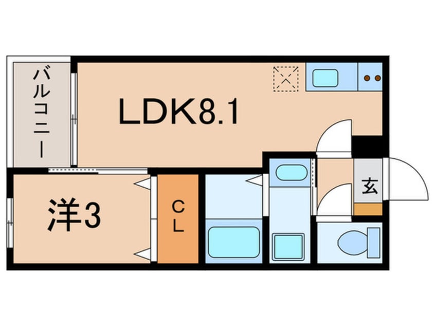 間取図 ジーメゾン垂水オアシエ