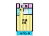 フェルティシャト－守口 1Rの間取り