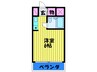 フェルティシャト－守口 1Rの間取り