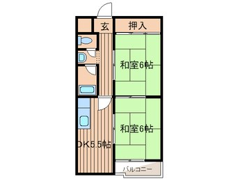 間取図 富尾マンションⅡ