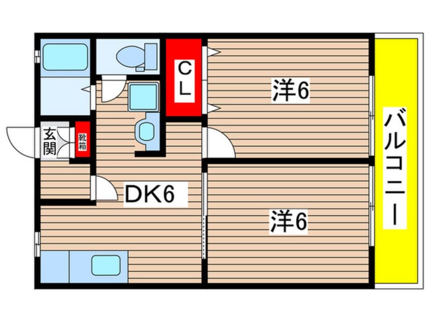 間取図 クレスト太秦