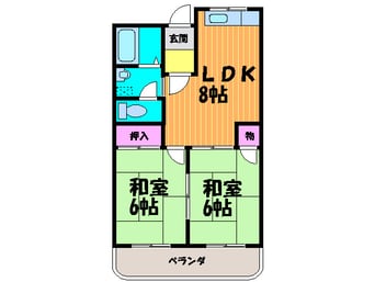 間取図 スプリング・メド－ズ