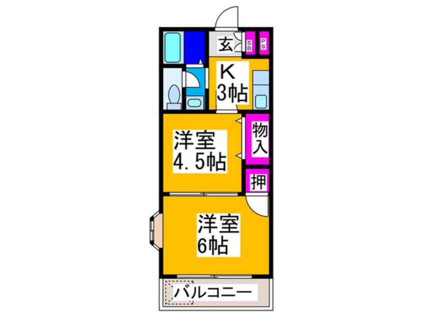 間取図 グレイス白鷺