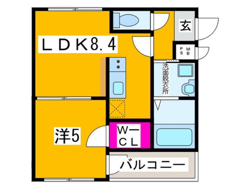 間取図 フジパレス昭和町