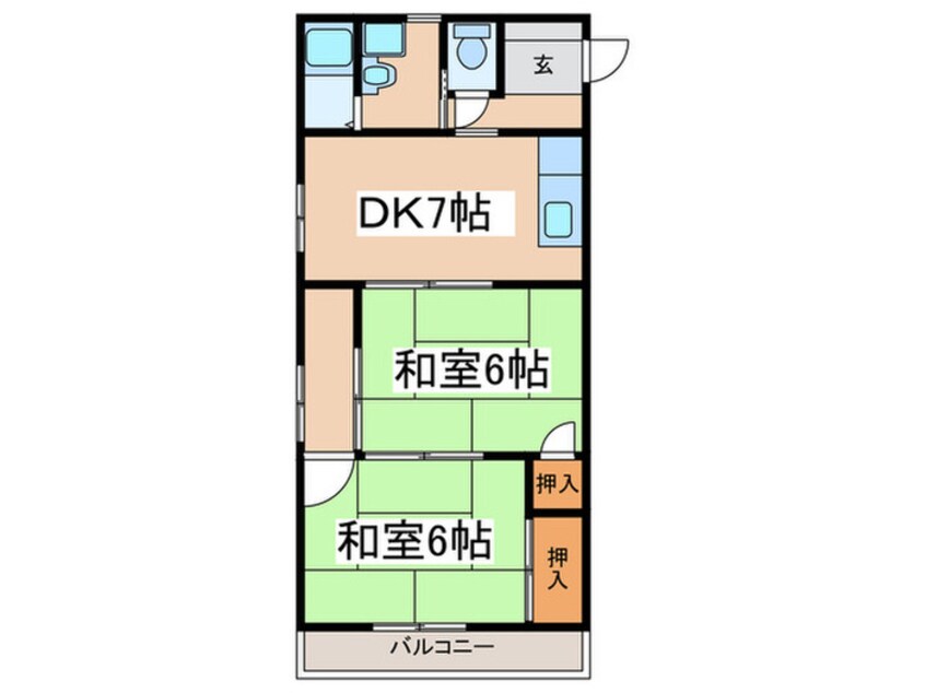 間取図 サンロゼヤマモト