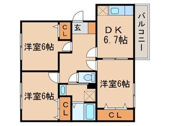 間取図 ルミエール興戸