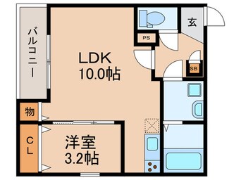 間取図 仮)ジーメゾン枚方走谷ルクシエ