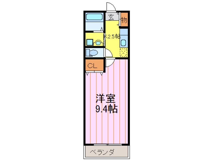 間取図 ルミエ－ル・エイメイ