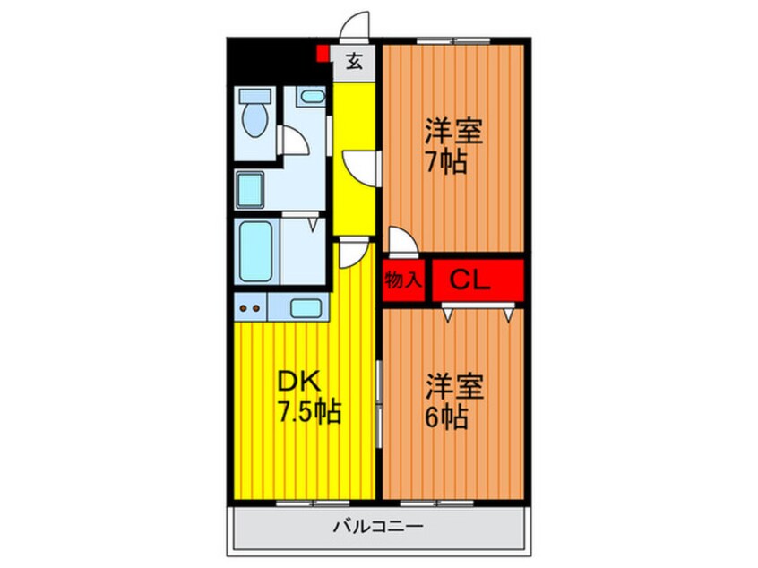 間取図 シャトレＫＥＭ