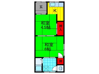 間取図 浜町ハウス