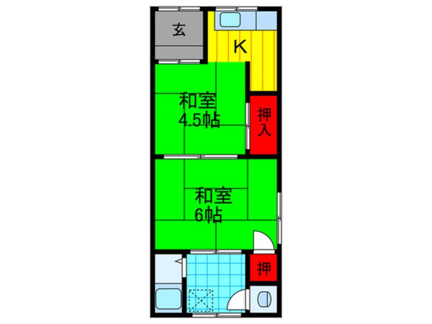 間取図 浜町ハウス