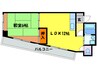 スカイホ－ム瀬川 1LDKの間取り