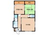 アットホーム長田 2DKの間取り