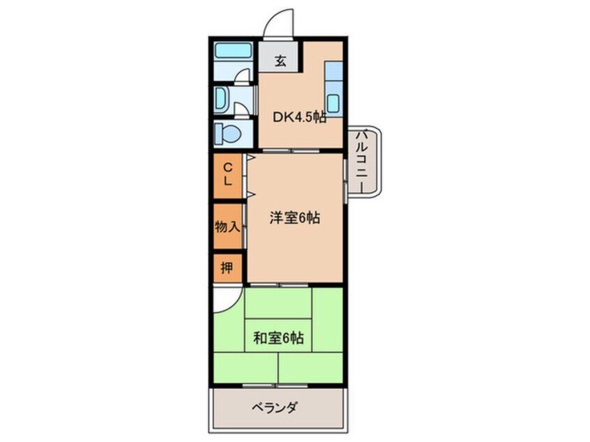 間取図 メゾン豊里