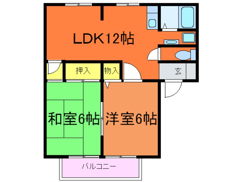 間取図 ハイツまい