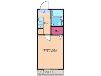 間取図 ﾋﾞｰﾅｽﾑｰﾝ