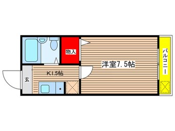 間取図 ﾋﾞｰﾅｽﾑｰﾝ