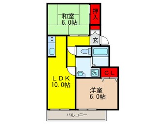 間取図 ブランベルデュ－ル