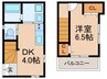 リッチライフ篠原南町 1DKの間取り