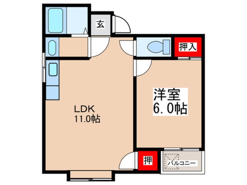 間取図 平和ハイツ