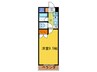 ＲＥＳＩＤ　７８７ 1Kの間取り