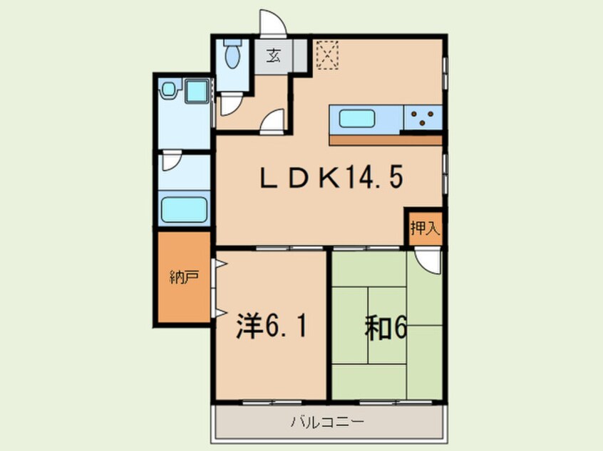 間取図 ア－バンハイム高橋