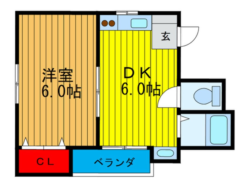 間取図 コ－エ－ハイム